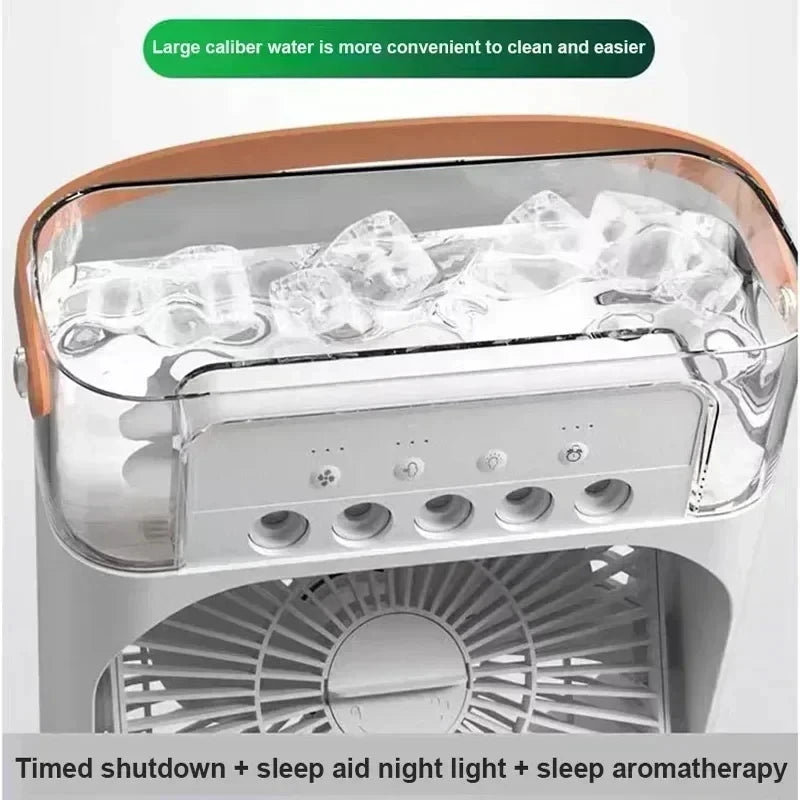 Portable Cooling Fan- New 3 In 1 Fan Air Conditioner Household Mini Air Cooler