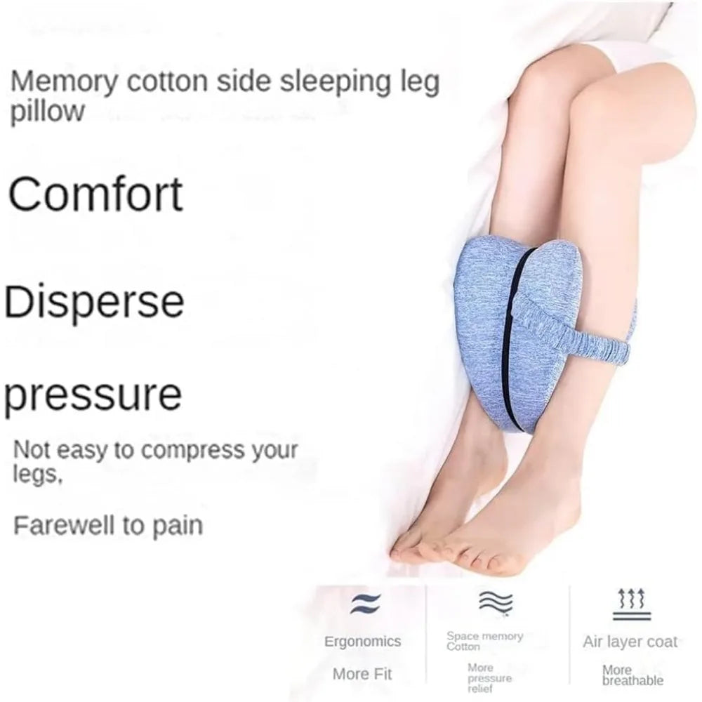 Spine Alignment Pillow – Orthopedic Leg Pillow for Hip Pain, Sciatica & Back Relief | Side Sleepers Support Cushion