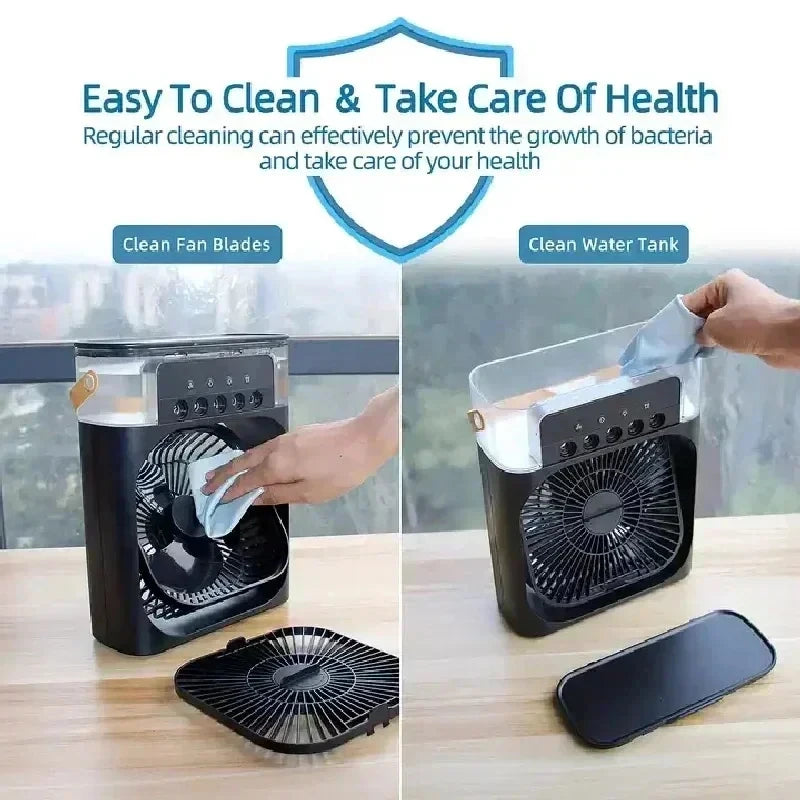 Portable Cooling Fan- New 3 In 1 Fan Air Conditioner Household Mini Air Cooler