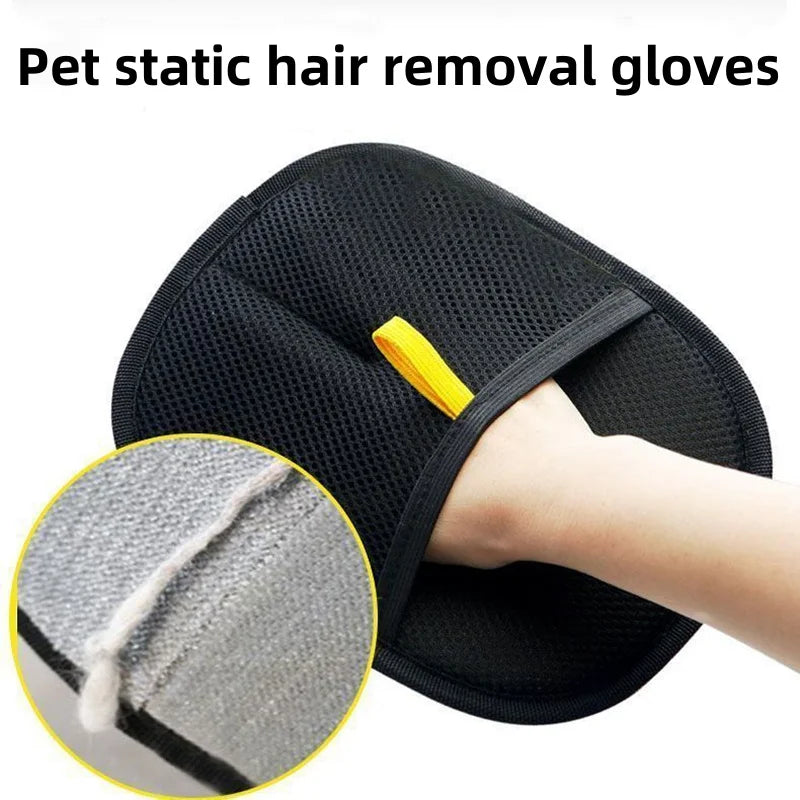 Pet Hair Removal Glove – 1/2PCS Grooming Gloves for Dogs & Cats | Static Brush for Sofa, Carpet & Clothes