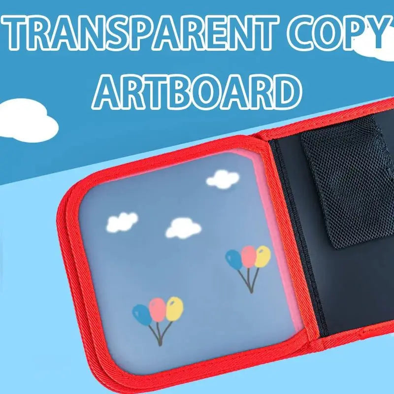 Reusable Erasable Doodle Book for Kids – Drawing Pad with 12 Watercolor Pens, Travel Art Toy for Toddlers & Preschoolers
