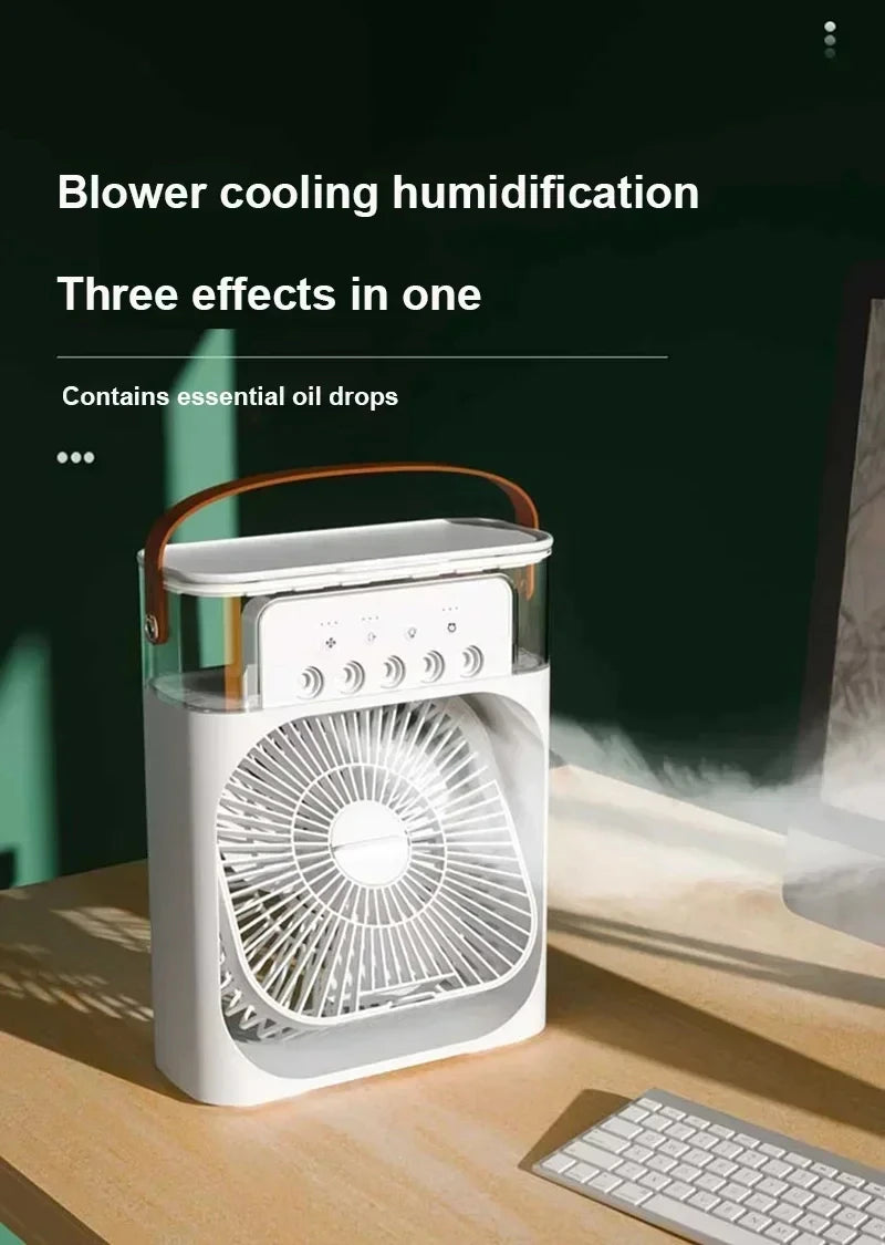 Portable Cooling Fan- New 3 In 1 Fan Air Conditioner Household Mini Air Cooler