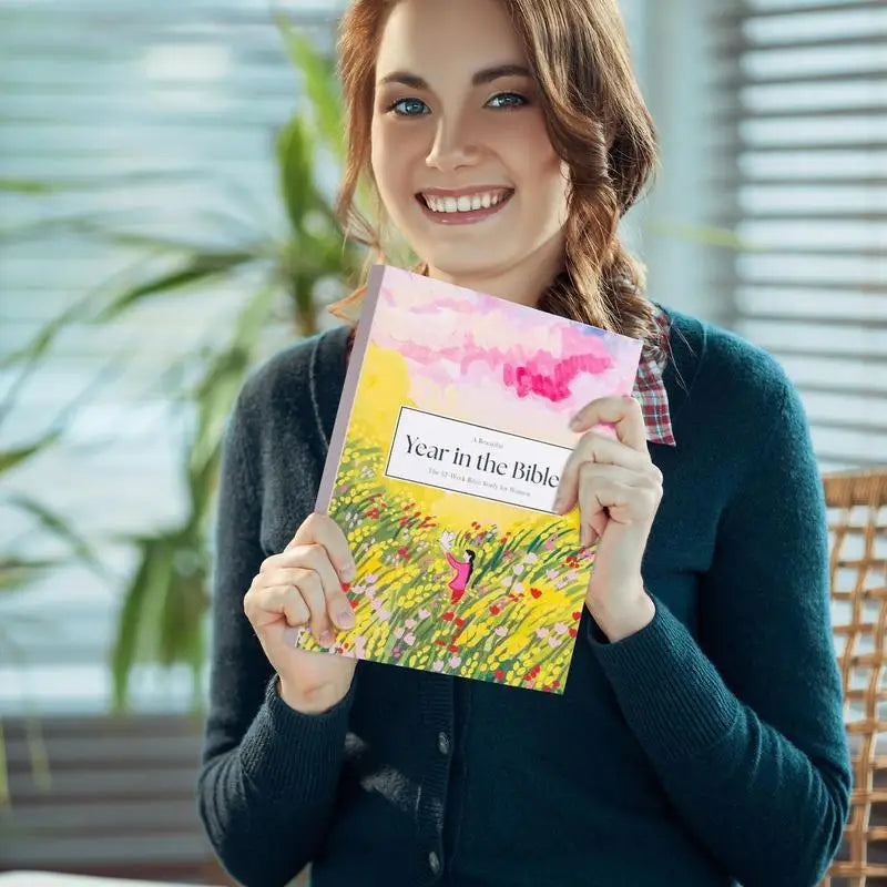 A Beautiful Year In The Bible - Christian Women Devotional Notebook