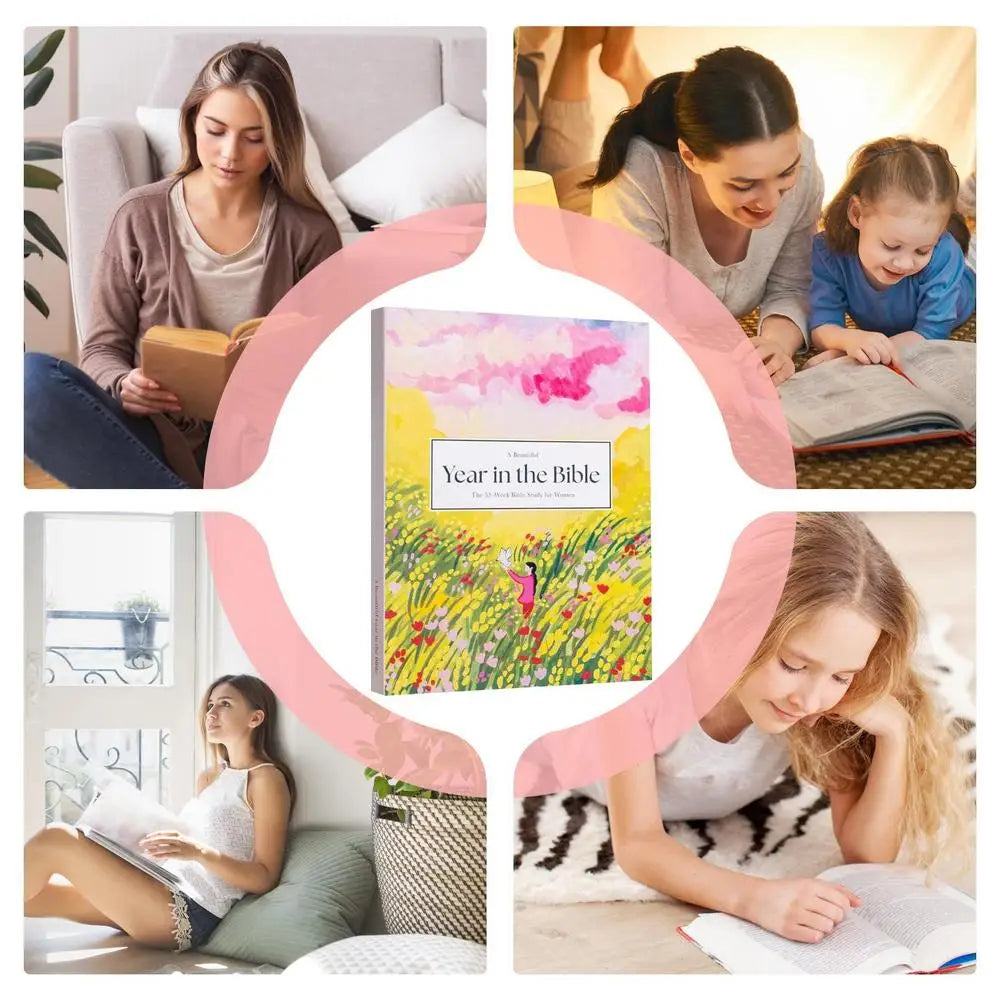A Beautiful Year In The Bible - Christian Women Devotional Notebook