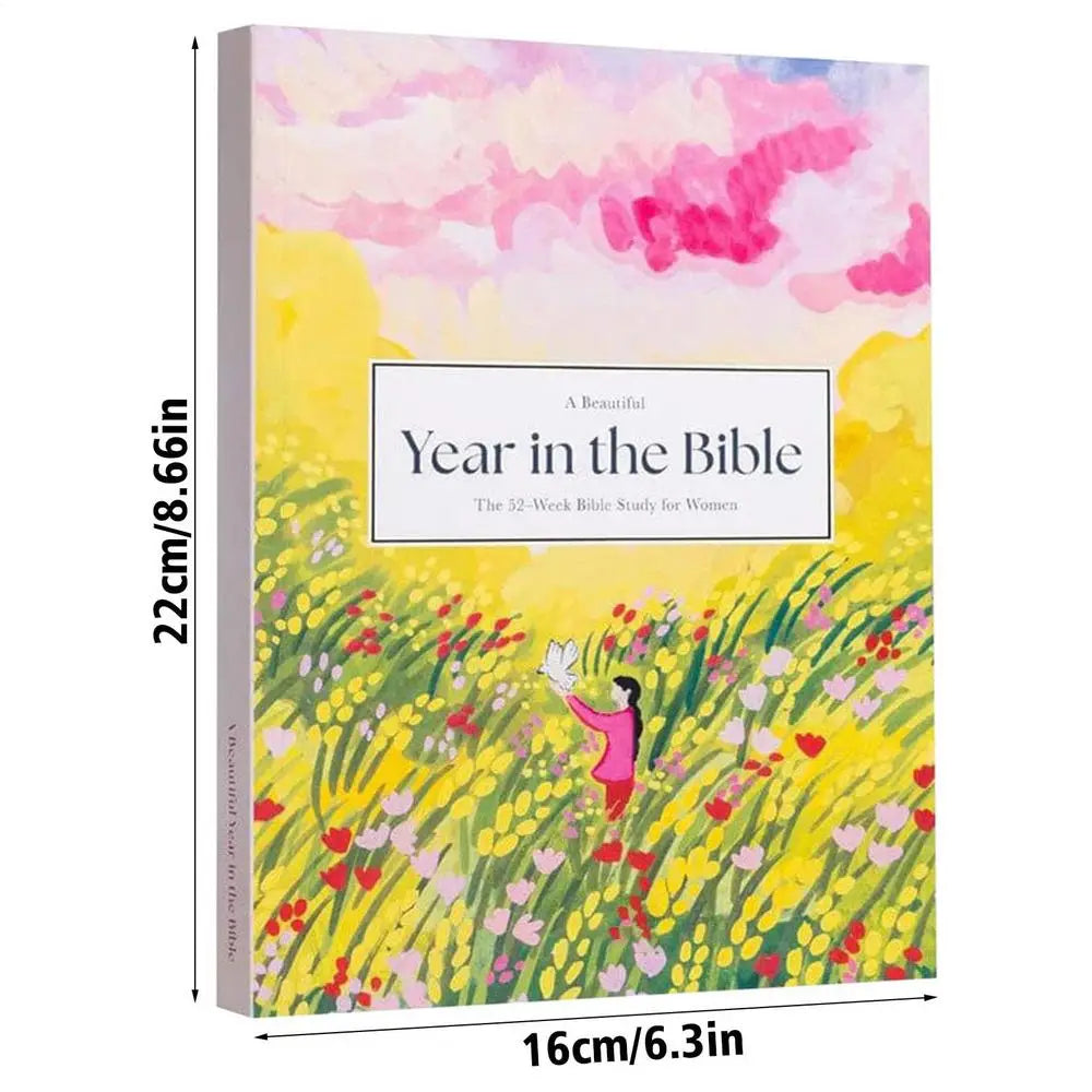 A Beautiful Year In The Bible - Christian Women Devotional Notebook