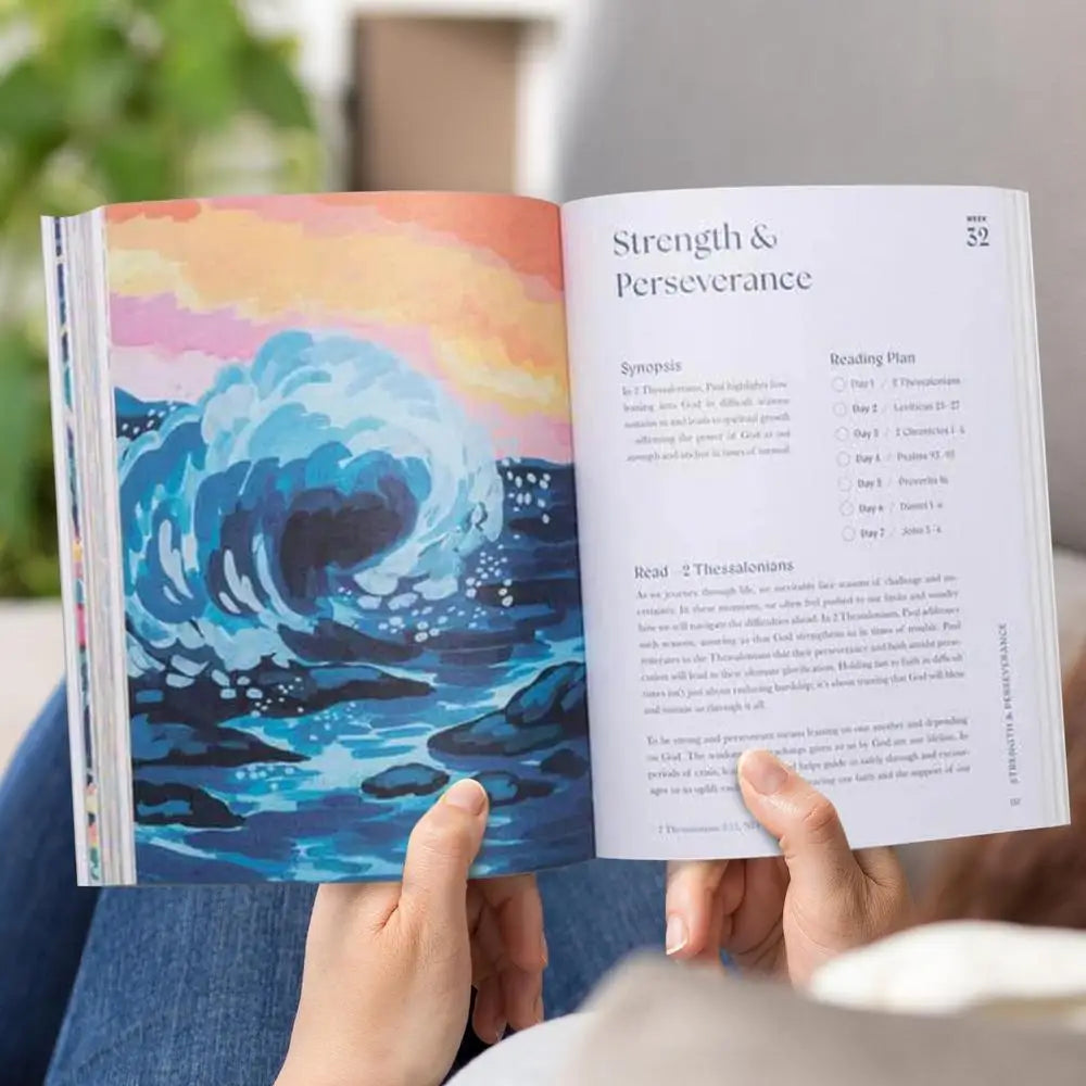 A Beautiful Year In The Bible - Christian Women Devotional Notebook