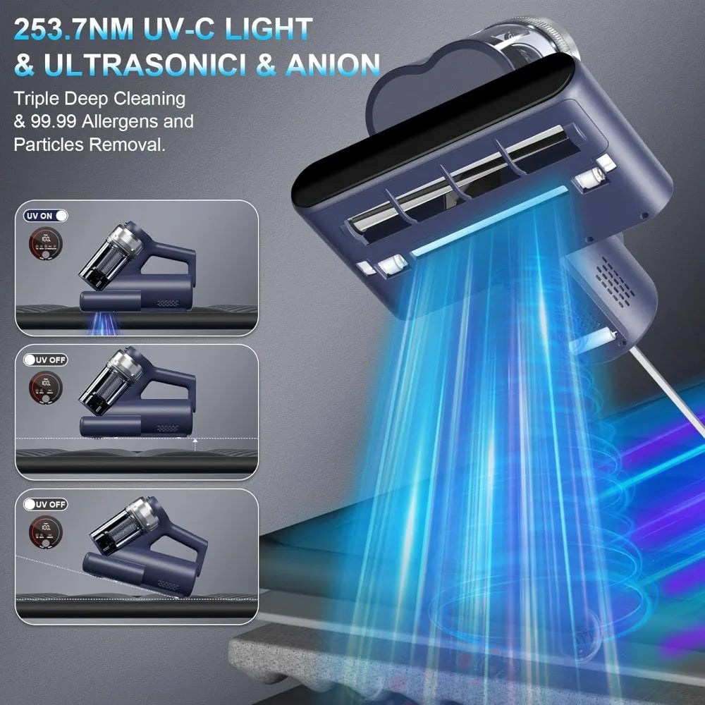 Mattress Vacuum Cleaner for Bed – Powerful Dust & Allergen Removal